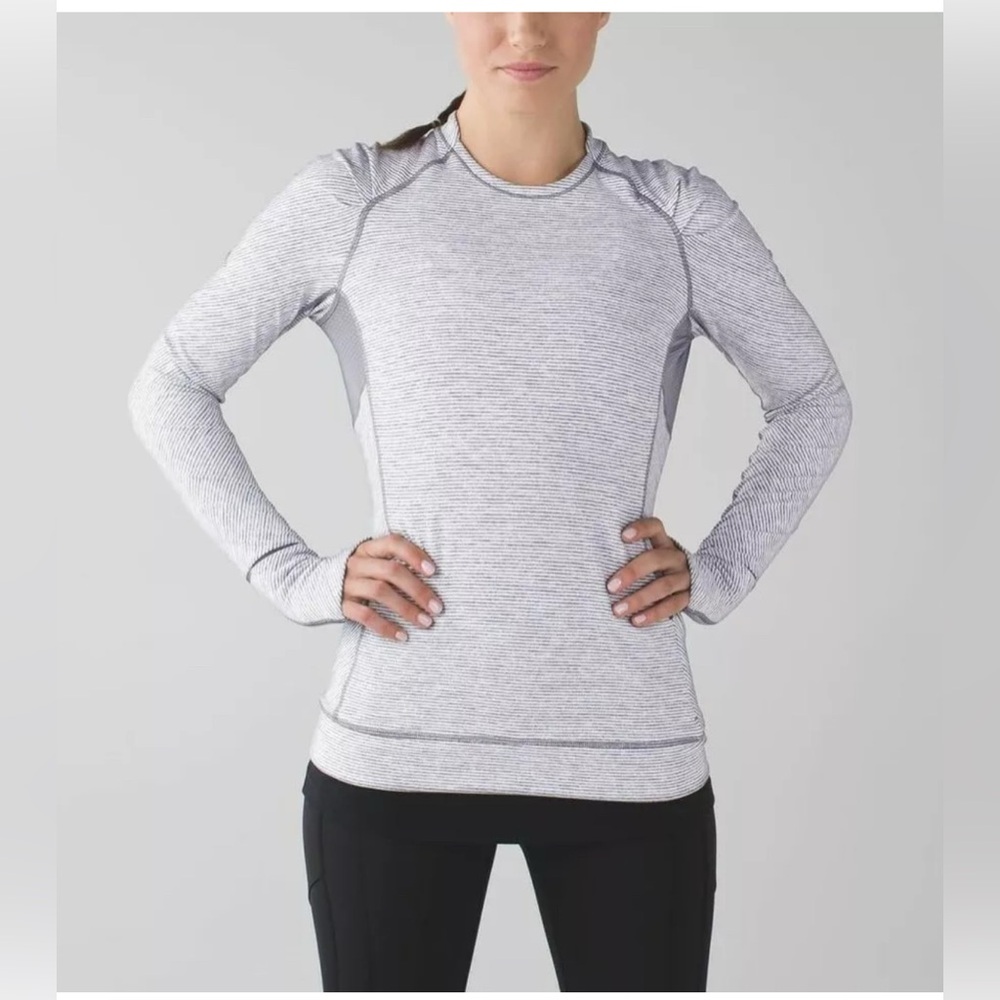 Lululemon think fast long sleeve size 4